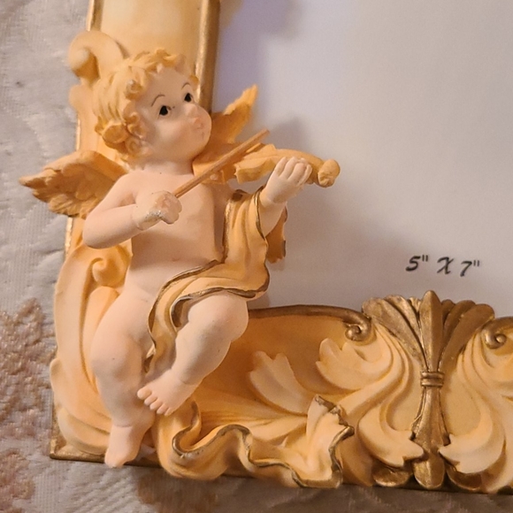 Casa Elite cherub angels 5"x7 decor picture photo frame Renaissance celestial - Picture 3 of 10